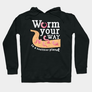 Vermicomposting, Composting, Worm Farming, Funny Quote, Gardening Hoodie